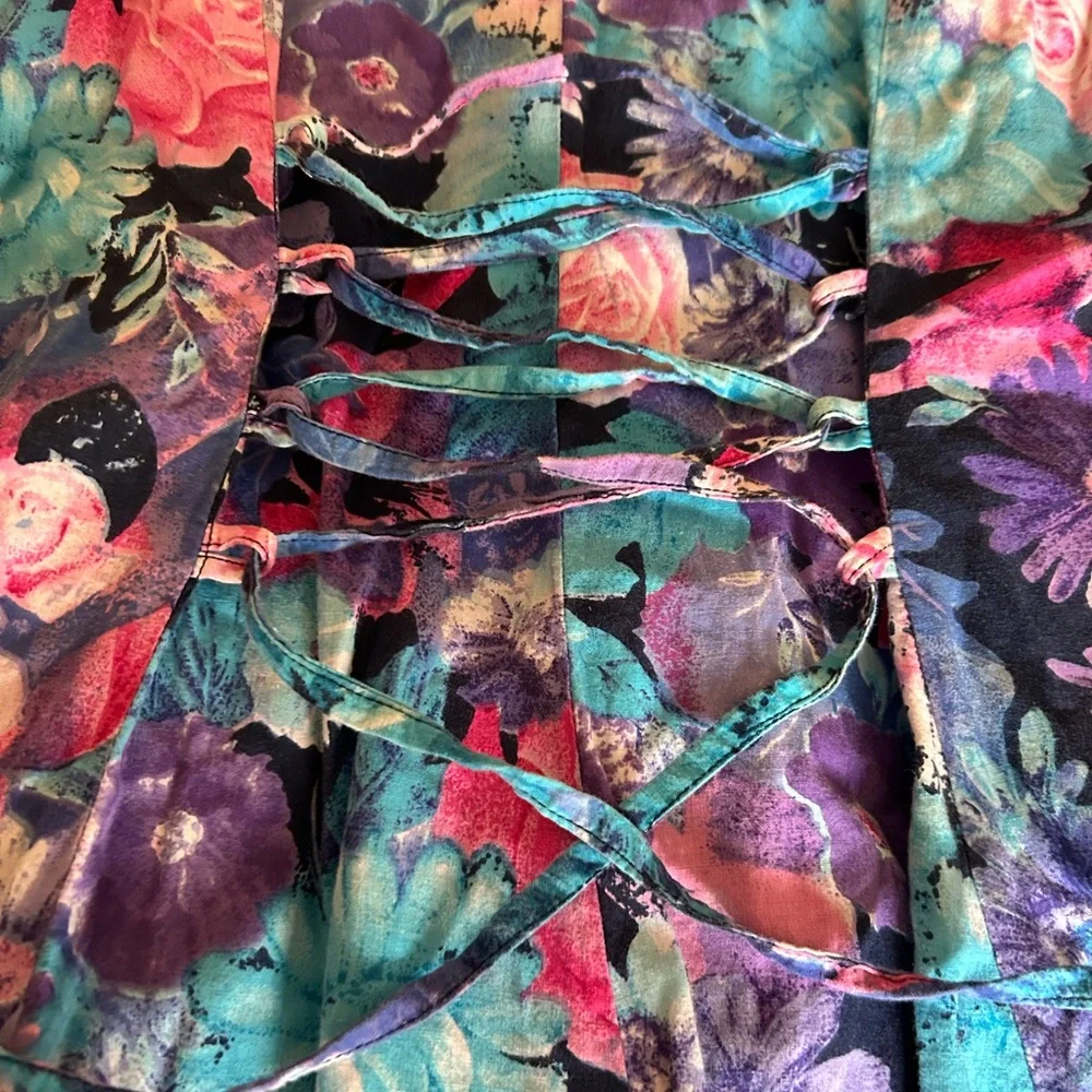 Just Class Floral Skirt Jumper Vintage - Picture 7 of 8